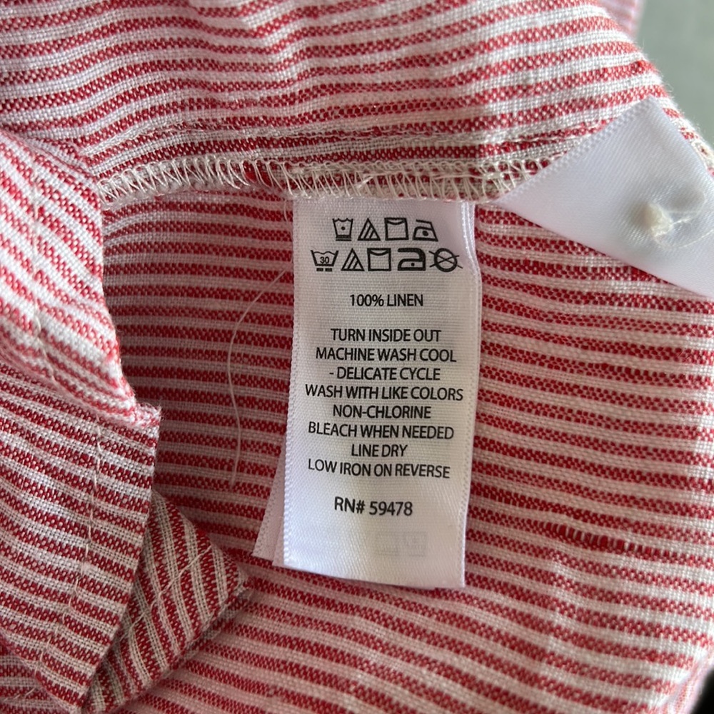CYNTHIA ROWLEY LINEN DRESS SIZE XS - Picture 6 of 6